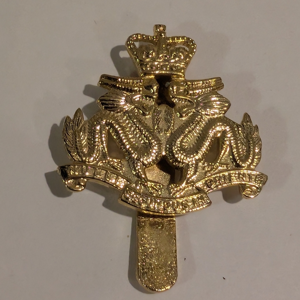 Post-WW2 British Hong Kong Volunteer Defence Corps Cap Badge 1946-1952